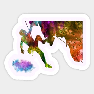 Rock climbing Sticker